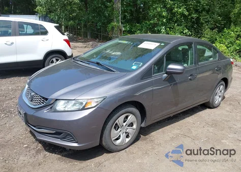 2014 Honda Civic Lx z USA, uszkodzony, nr VIN 2HGFB2F57EH551727